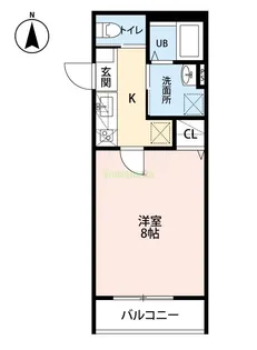 (仮)桜ヶ丘アパート【2階】の間取り