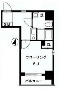 スカイコート日本橋第3【1階】の間取り