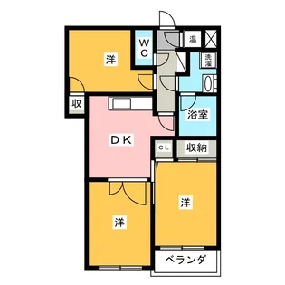 ライオンズマンション清住【5階】の間取り