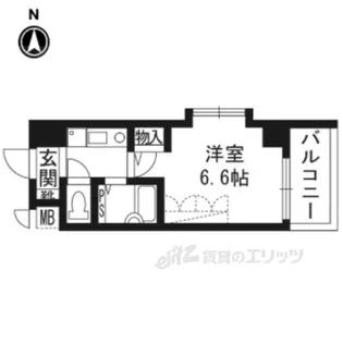 ラナップスクエア京都北野【3階】の間取り