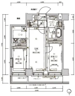 メインステージ浮間舟渡(メインステージウキマフナド)【3階】の間取り