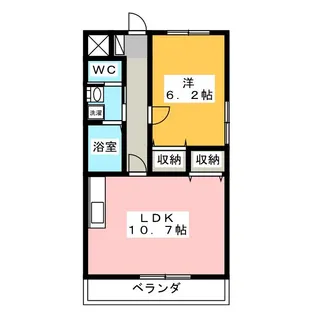 コート津新町【9階】の間取り