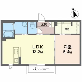 つくし B【2階】の間取り