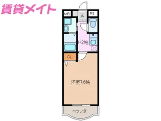 サンピセス【4階】の間取り