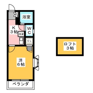 ポレールハウス成願寺【1階】の間取り