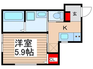 仮)水子ガーデンII【1階】の間取り