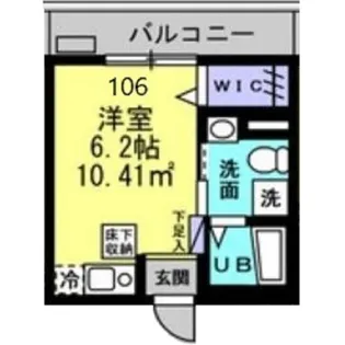 ラ・カーサ・ヴィータ【1階】の間取り