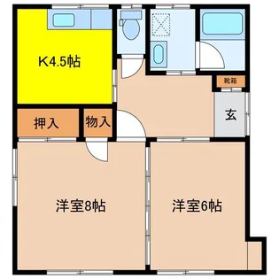 ハイツダンディー【2階】の間取り