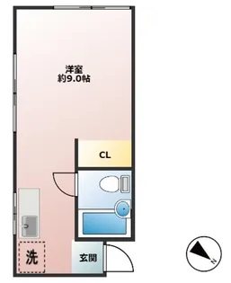 第2イズミハイツ【1階】の間取り