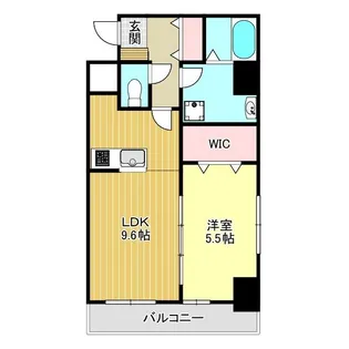 ヴィガラス吉原【7階】の間取り