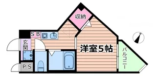 グランドーム国際【4階】の間取り