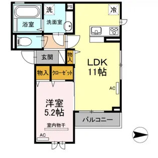 モリエールIV【2階】の間取り