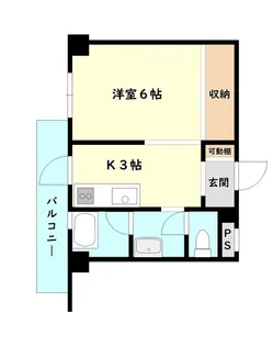 ROOMs本町【1階】の間取り