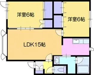 パークサイド新栄館【2階】の間取り