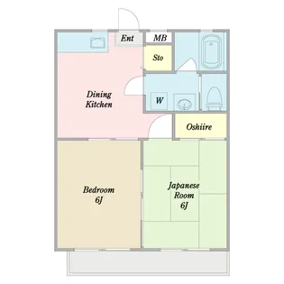 ソレイユ堀井【3階】の間取り