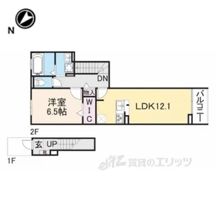 シエルクラスかわせみ【2階】の間取り