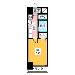 T’s Dream新生【6階】の間取り
