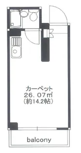 パレドール池袋【6階】の間取り