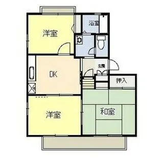 ベルデD棟【1階】の間取り