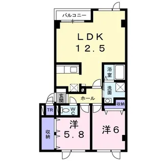 ノースリバーIII【2階】の間取り