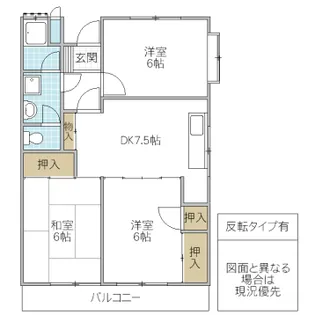 市毛マンション【2階】の間取り