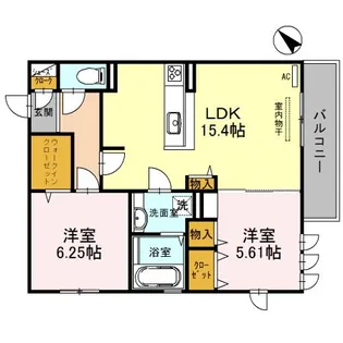 Yama-ni【2階】の間取り