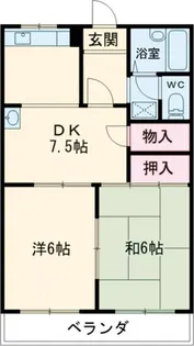 柿沢ハイツ A【3階】の間取り