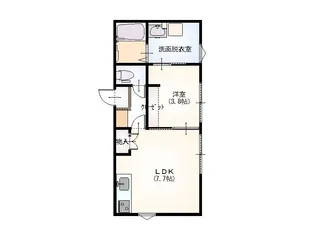 Daniel(ダニエル)【2階】の間取り