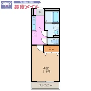 ベルフォーレ【3階】の間取り