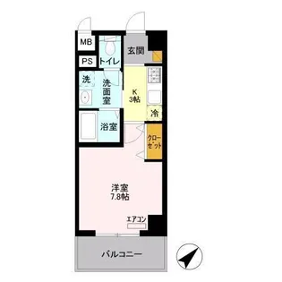 グラン・シャリオS【3階】の間取り