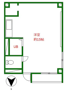 幡谷マンション【4階】の間取り