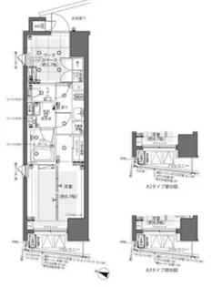 ズーム都庁前【4階】の間取り
