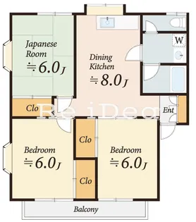 エスポワール参番館【2階】の間取り