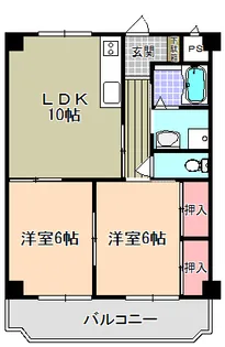 グレース広野I【3階】の間取り