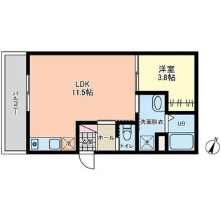 Villa Poire【1階】の間取り