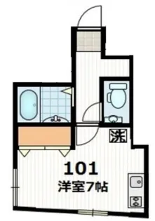 ディアマンテ椎名町【1階】の間取り