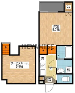 ヴィオラ清水町【2階】の間取り