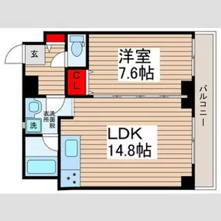JKタワー千葉登戸【5階】の間取り