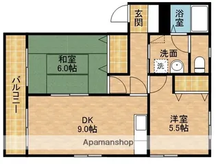 K’s壱番館【2階】の間取り