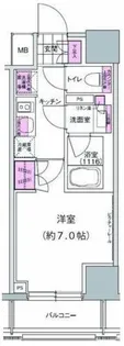 プレジリア東日本橋【12階】の間取り