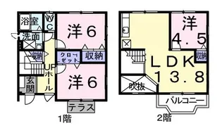 アヴニール77 B棟の間取り
