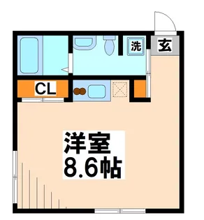 パストラル狛江【1階】の間取り