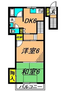北村方【2階】の間取り