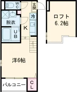 ハーモニーテラス深草大亀谷万帖敷町【1階】の間取り