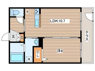 カプチ【1階】の間取り