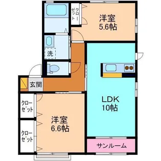 SH・アドミラブール C棟【2階】の間取り