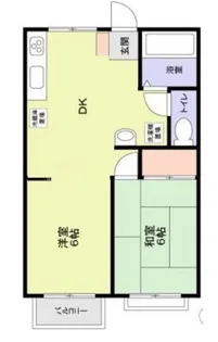 ビラネプチューンB【1階】の間取り