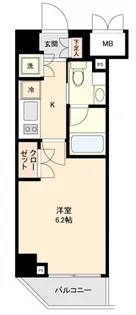 ブライズ馬込【5階】の間取り