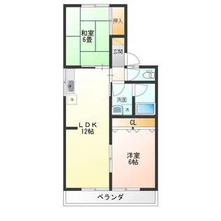 メゾンリサーラ【1階】の間取り