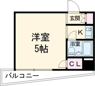 ハイツベルグ上池台【5階】の間取り